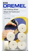 Comprar 6 Discos De Fieltro Para Pulir Dremel 414 Minitorno Dremel