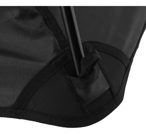 Silla Armable Plegable Campamento Negro