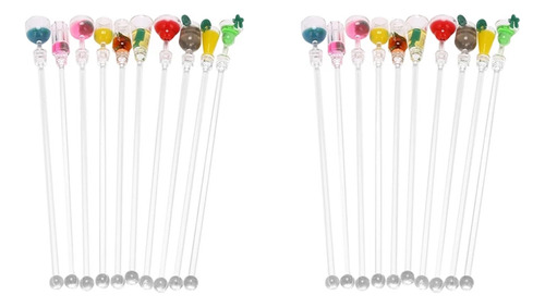 Juego De Varillas Para Mezclar Bebidas Cocktail Stirrer, Mez