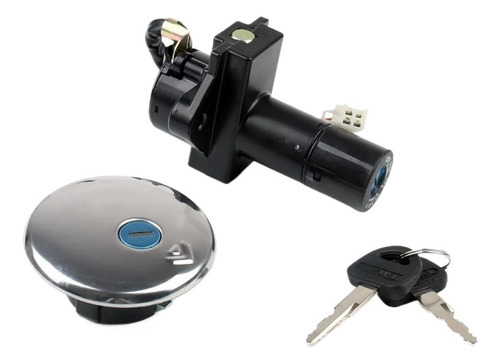 L Juego Llaves Bloqueo For Suzuki Gn250 Encendido Switch