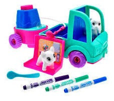 Kit Juguete Crayola Color Pets Camión De Aseo
