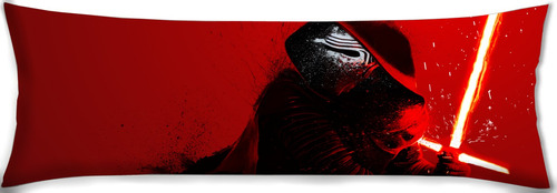 Cojin Almohada Larga Star Wars Kylo Ren Sable Rojo 45x110cm