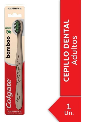 Colgate  Bamboo Charcoal Cepillo Dental  Suave 1 Unidades