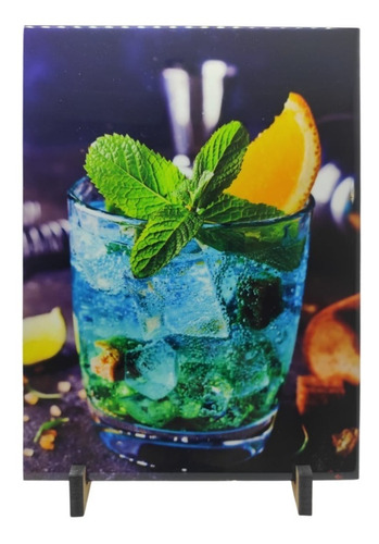 - Drink Azulejo Personalizado Para Decoração 20x30 Suporte