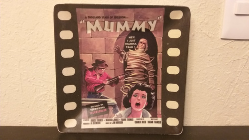 Placa De Colección Mulberry Con Afiche Pelicula Mummy