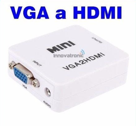 Imagen 3 de 7 de Adaptador Hdmi A Vga . Vga Hdmi C/audio
