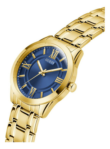 Reloj Guess Elliot Dorado Azul Hombre