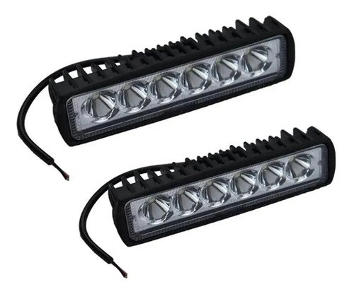 Pack 2 Foco Led Focos Neblineros Led Barra Led 4x4 18w Xl Hi