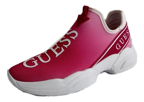 Tenis Guess  Tela Elastica Originales Wgwhether-c Dama