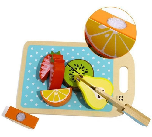 Imagem 1 de 6 de Cortando Frutas - Brinquedo Kit Infantil