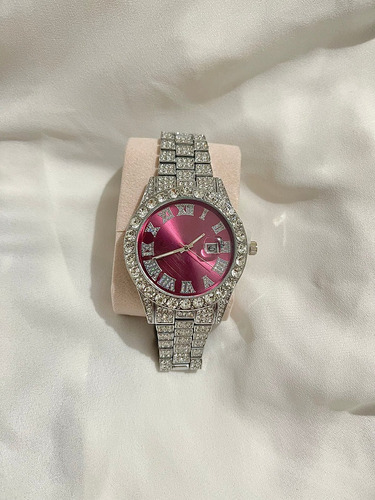 Reloj Números Romanos Diamantado