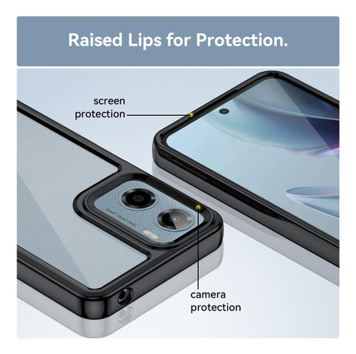 Compatible Funda De Acrílico Y Tpu For Motorola Moto E15 For Motorola