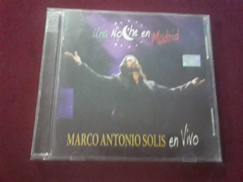 Una Noche En Madrid Cd+dvd Marco Antonio Solis En Vivo 2008