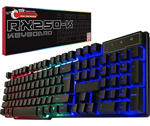 Teclado Para Juegos Rgb Teclado Usb Con Cable Rainbow Diseña