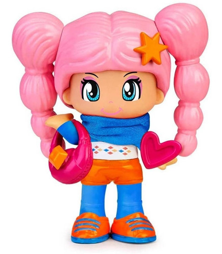 Imagen 4 de 8 de Pinypon Pack 4 Figuras Amigas Ropa De Invierno Famosa Orig.