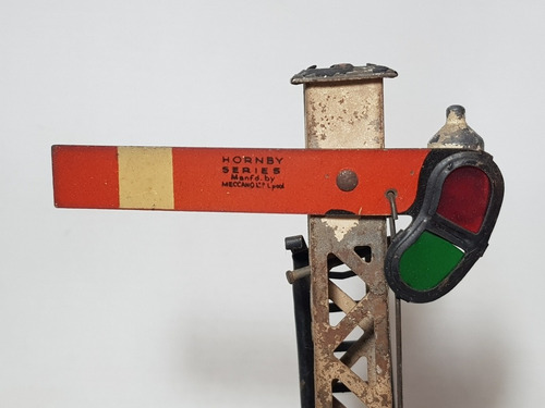 Imagen 3 de 10 de Antigua Señal Ferromodelismo Hornby Meccano Englan Mag 58651
