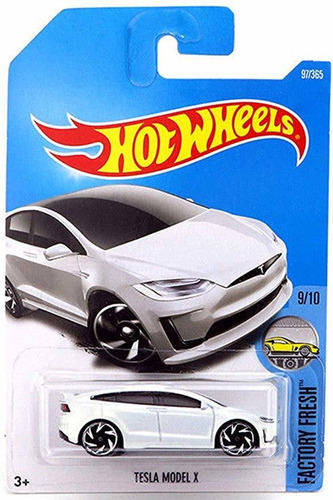 Hot Wheels 2017 Fabricación Reciente Tesla Model X 97/365, B