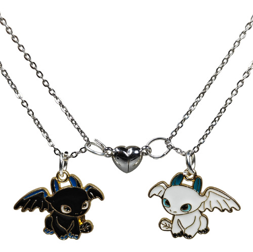 Collar De Cómo Entrenar A Tu Dragón Con Imán Blanco