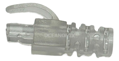 10 Pçs Capa Protetora Snap In Transparente P/ Conector Rj45