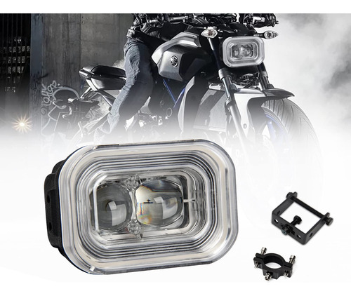 Mirunny Faro Led Para Motocicleta 4  45 W Blanco Frio Luz 1