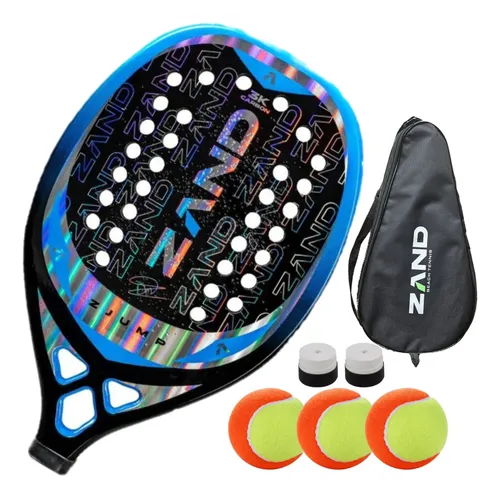 Raquete Beach Tennis Zand Z Jump Daniel Mola 2024 Carbono 3k