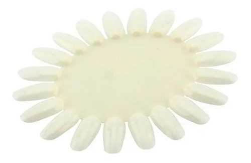 Imagen 1 de 1 de Uñero Natural Ovalado Plastico Muestrario X 20 Uñas U70
