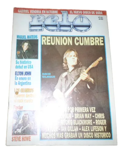 Pelo 351 Pink Floyd Kiss Steve Howe Poster Ver Descripción (Usado)