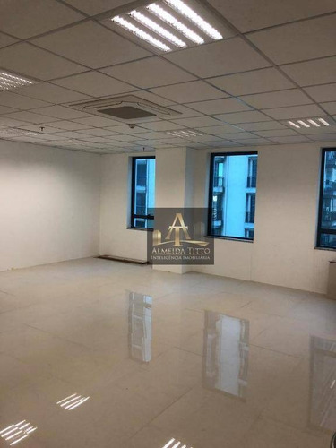 Excelente Sala Comercial Para Locação No Edifício Complexo Madeira Alphaville - Confira! - Sa0453