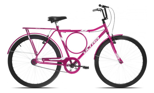 Bicicleta Barra Forte Circular Ultra Bikes Stronger Aro 26 Cor Rosa