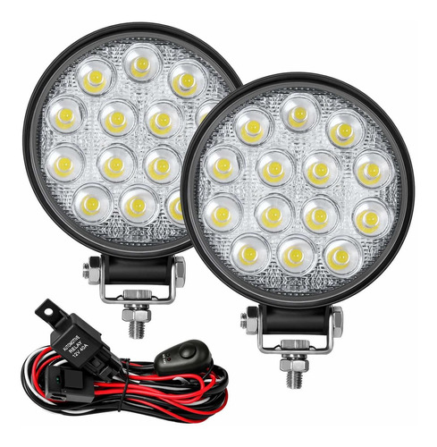 Barra Luz Led Redonda Pieza Lm Arne Cable Plomo Para