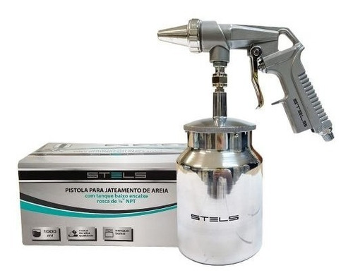 Pistola De Jato De Areia Com Caneca 1000ml Stell