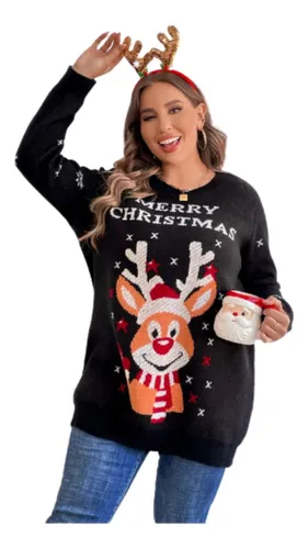 Sueter navideño online mujer mercadolibre