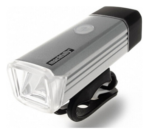 Farol Lanterna Bike E Capacete Recarregável Usb 180 Lumes Cor Cinza