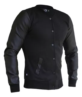 Chaqueta Beisbolera Buzo Chamarra Mangas De Cuero Original Calidad Premium