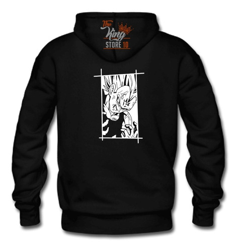 Poleron Cierre, Dragon Ball, Majin Vegeta, Babidi, Anime, Xxxl / Kingstore10