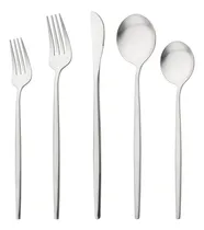 Comprar Juego De Cubiertos De Plata Mate Juego De Cubiertos De Acero
