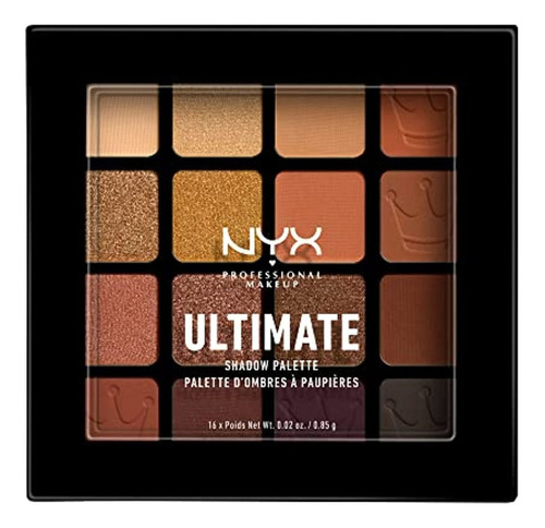 Nyx Professional Makeup Ultimate Shadow Palette, Paleta De S