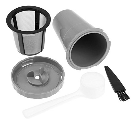 Vaso K Reutilizable Mtsooning Con Filtro Inferior, Acero Ino