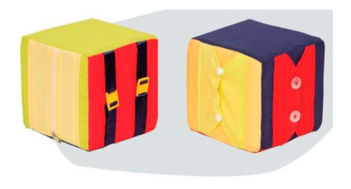 Brinquedos Educativos Cubos De Atividades 2 Peças 150x150mm