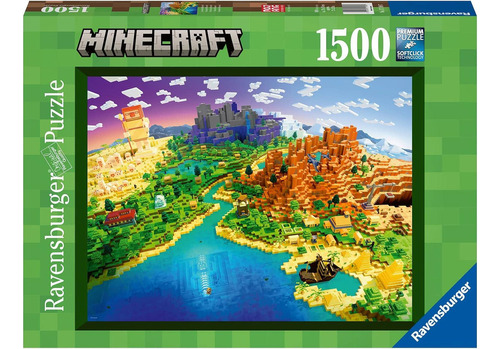 Ravensburger Rompecabezas: World Of Minecraft 1500 Piezas