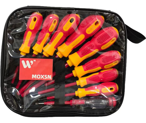Moxsn Insulating Screwdriver Set Magnetic Screwdrivers 9 Pcs