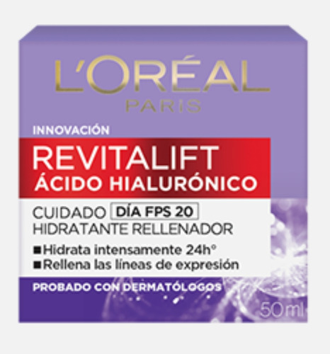 Revitalift ! Crema Facial De Día Con Acido Hialurónico ! 