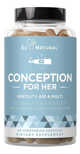 Eu Natural Conception For Her Fertilidad Regular Ciclo 60cáp Sabor Sin Sabor