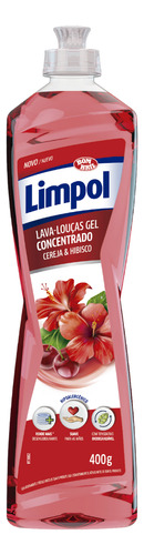 Detergente Concentrado Cereja Hibisco Limpol Bombril 400g