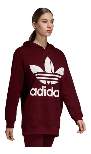 Sudadera adidas Originals Mujer Vino Bf Trf Hoodie Dh3152 Env o