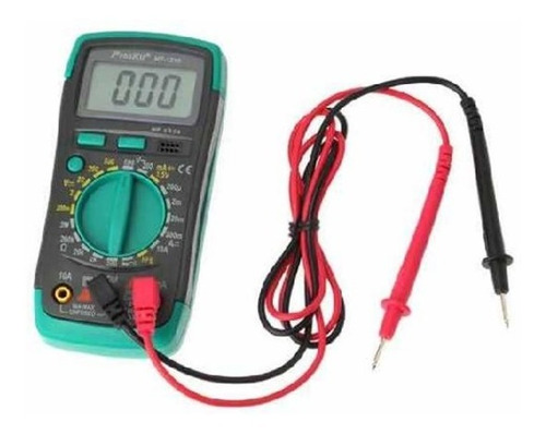 Multímetro Profesional Tester Proskit Mt-1210 Digital Mide Voltaje Ac Dc Diodos Resistencia Amperaje