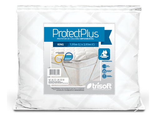 Protetor Colchão Protect Plus King Size Impermeável Trisoft