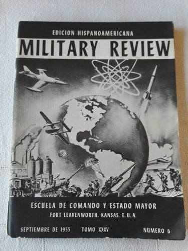 Military Review Nª 6 Tomo 35 Sep 1955 Ed Hispanoamericana