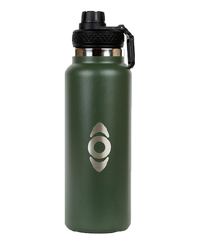 Botella Insulada Verde Oscuro 1.2 Litros / Botella Agua Kano
