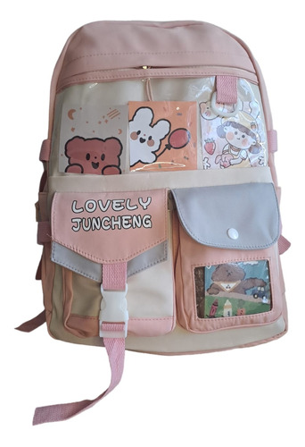 Mochila Bolso Juvenil Multiuso Escolar Kawaii